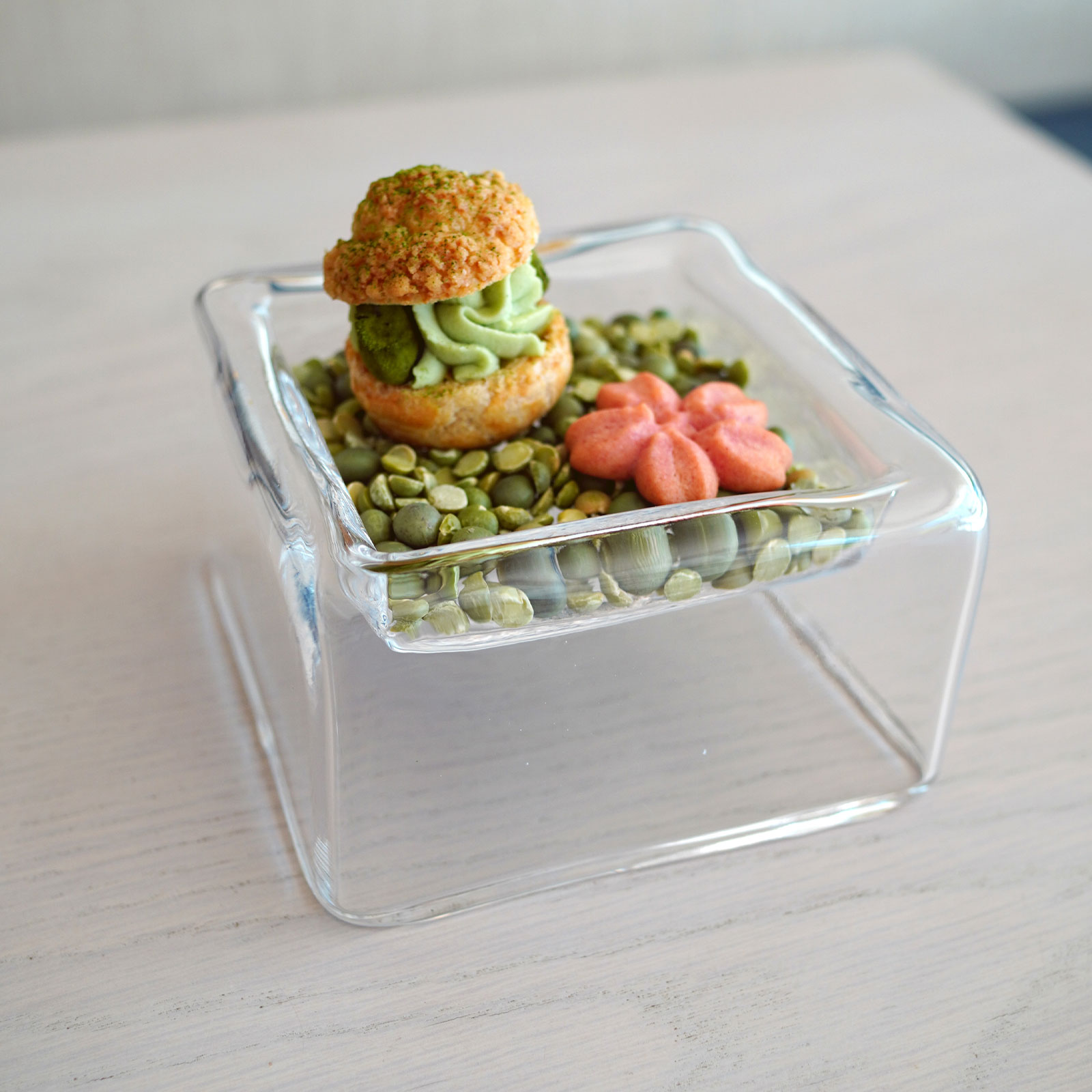 ハコニワ：立体角皿 (L)