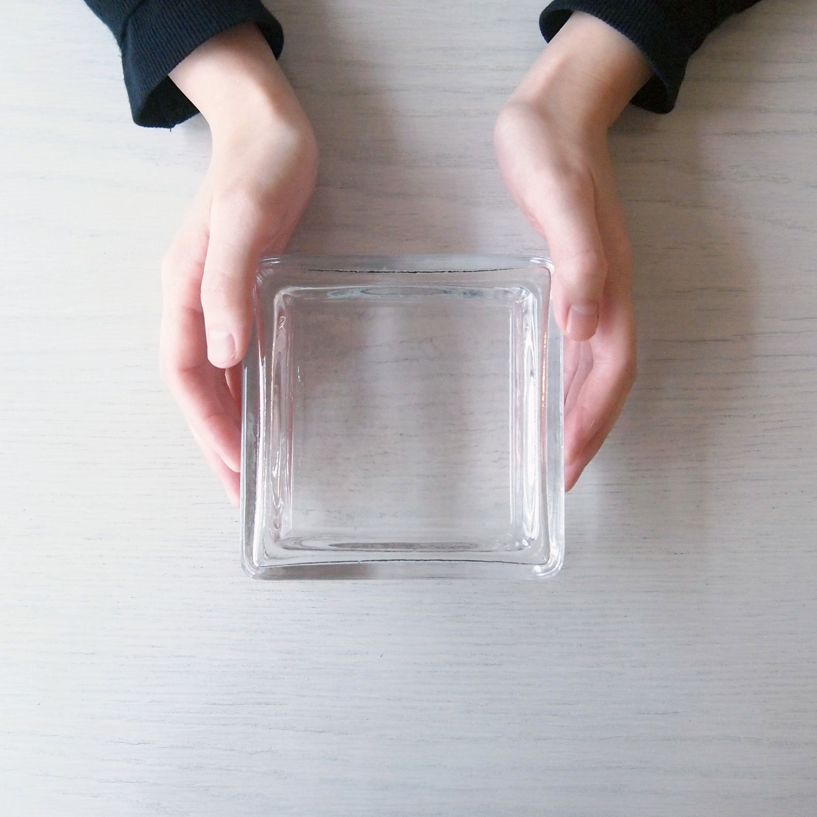 ハコニワ：立体角皿 (L)