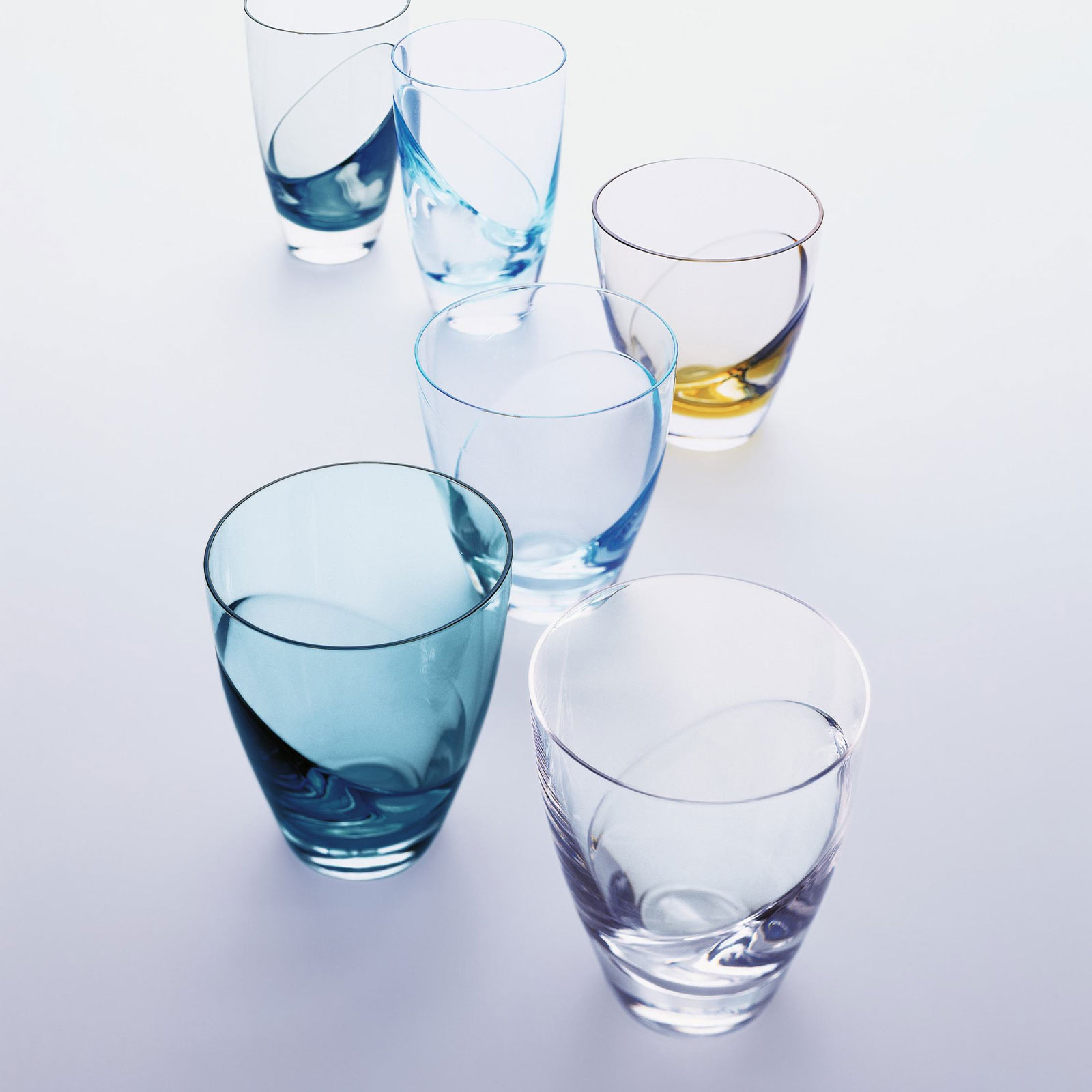 カリーナクラーゲス　3点お茶セット 茶楽：お茶グラス (L) ペア GIFT | ガラス製品 | Sghr