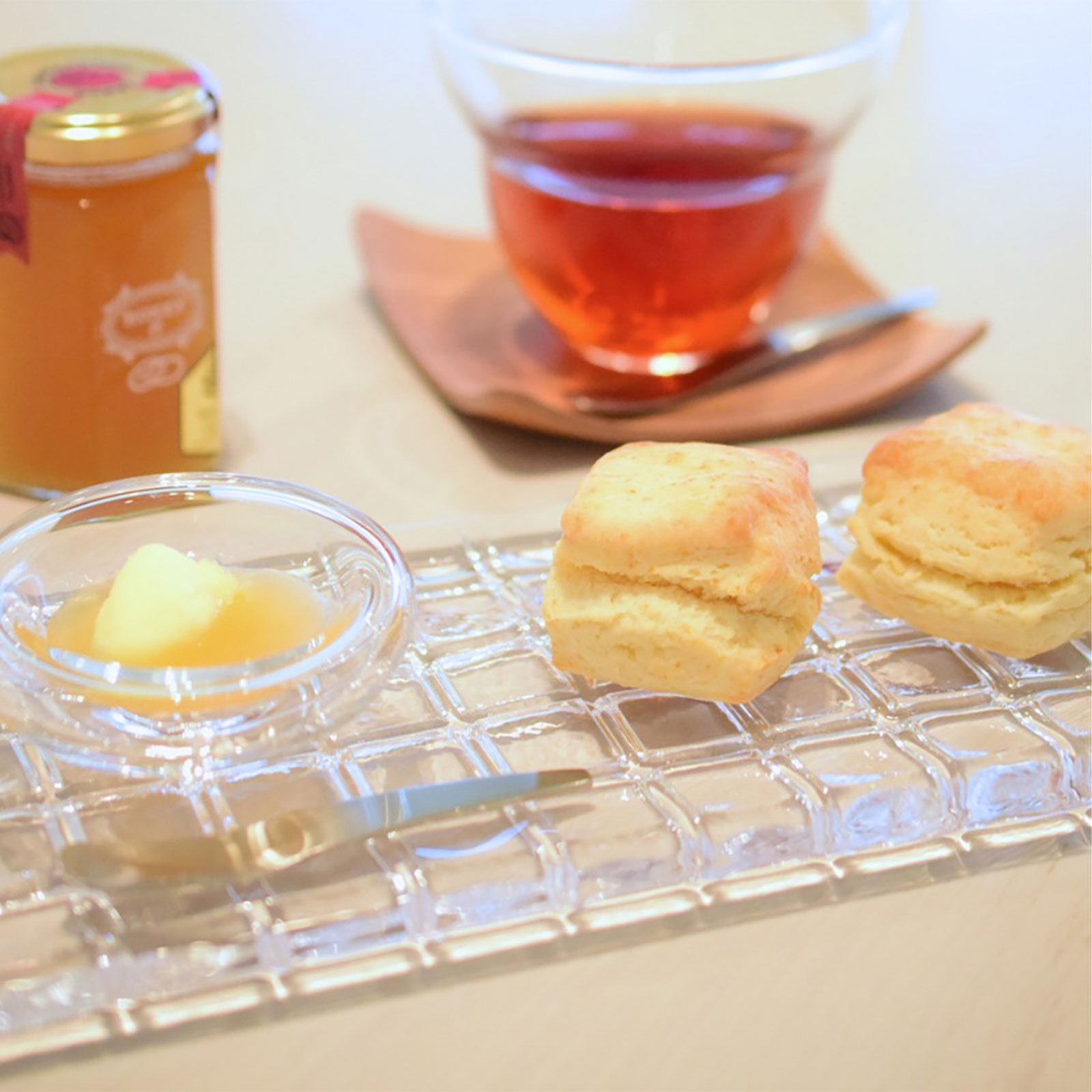 ダミエ:長方形プレート (24cm)