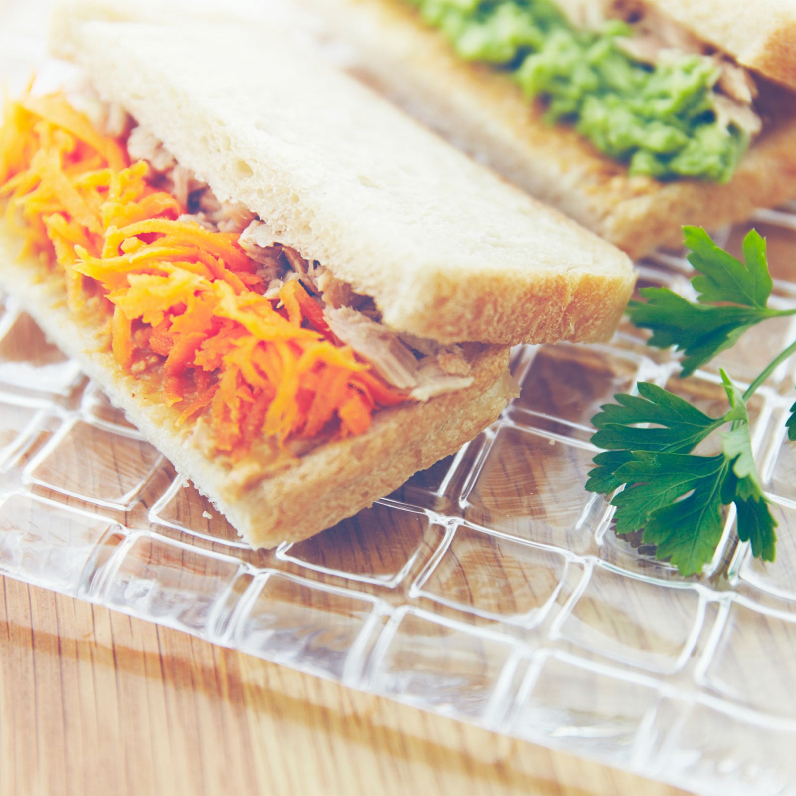 ダミエ:角形プレート (24cm)