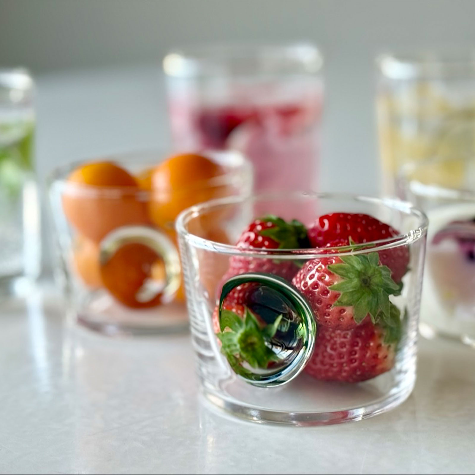 えくぼコップ：グラス (S)