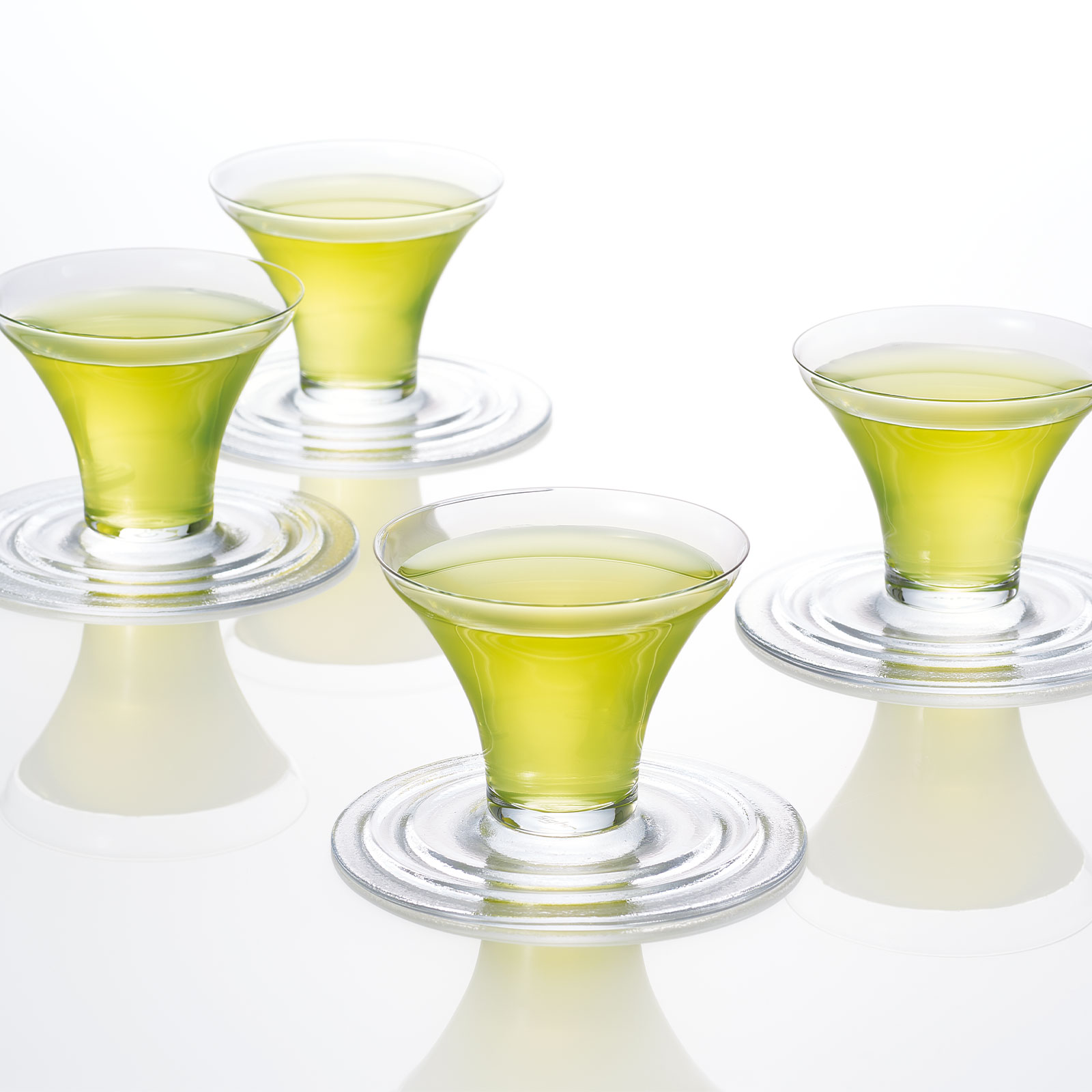 にはたづみ：冷茶グラス