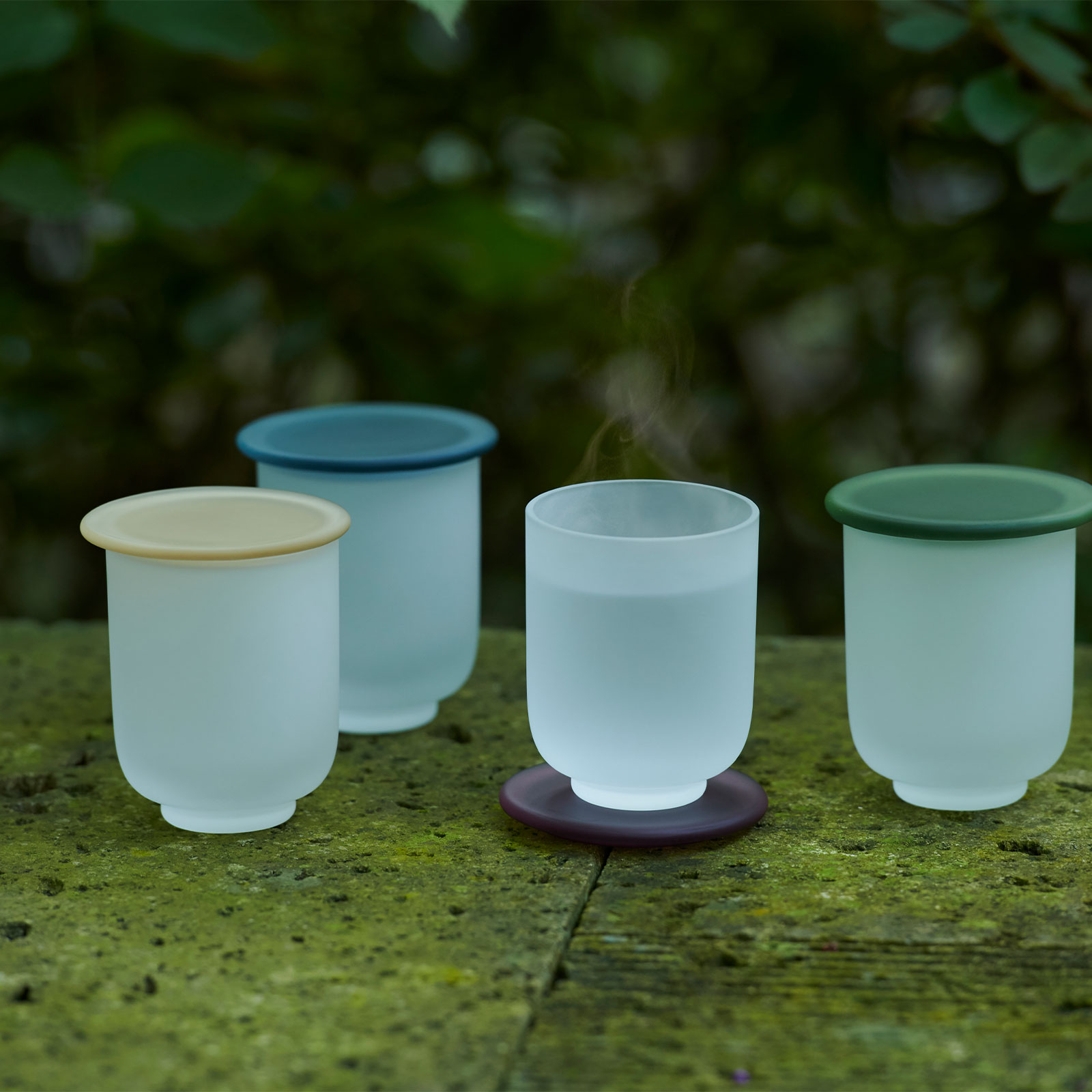 ユノミグラス：グラス 蓋付き (S)