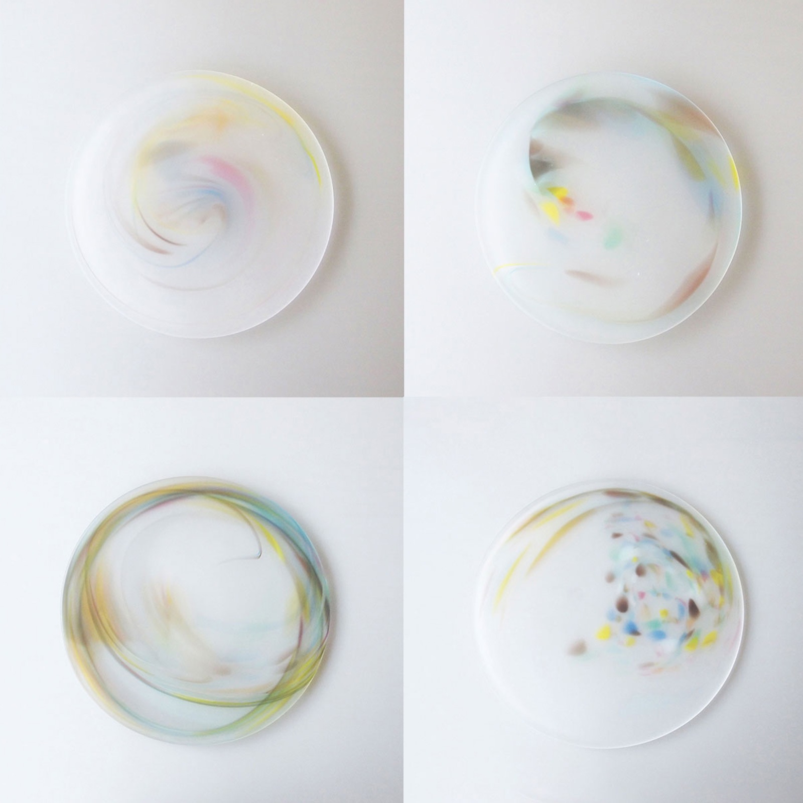 ナツ：丸形プレート (17cm)