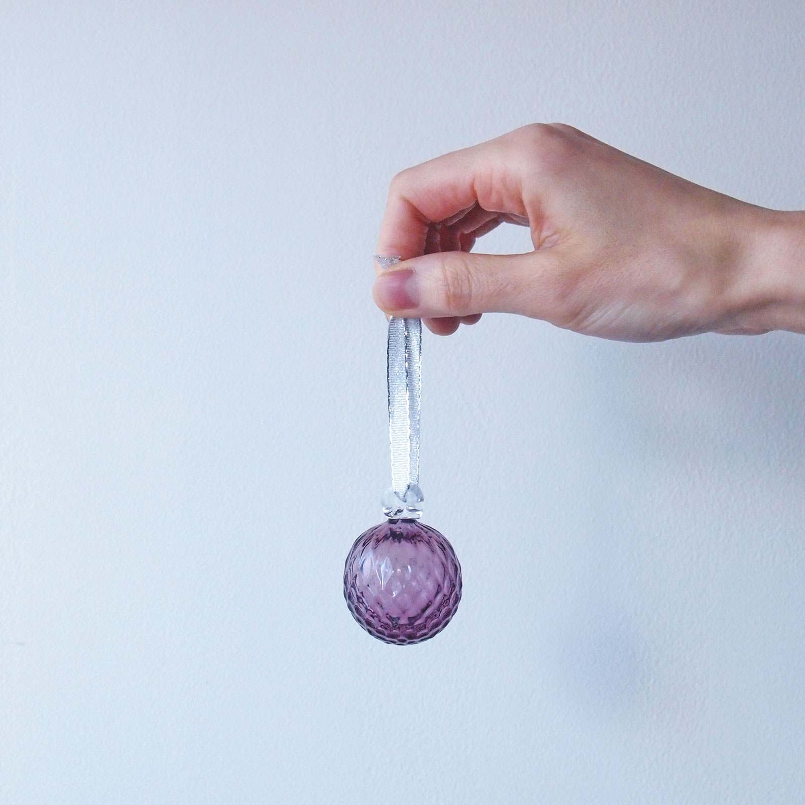 ボールオーナメント 3個 セット （リボン付き）