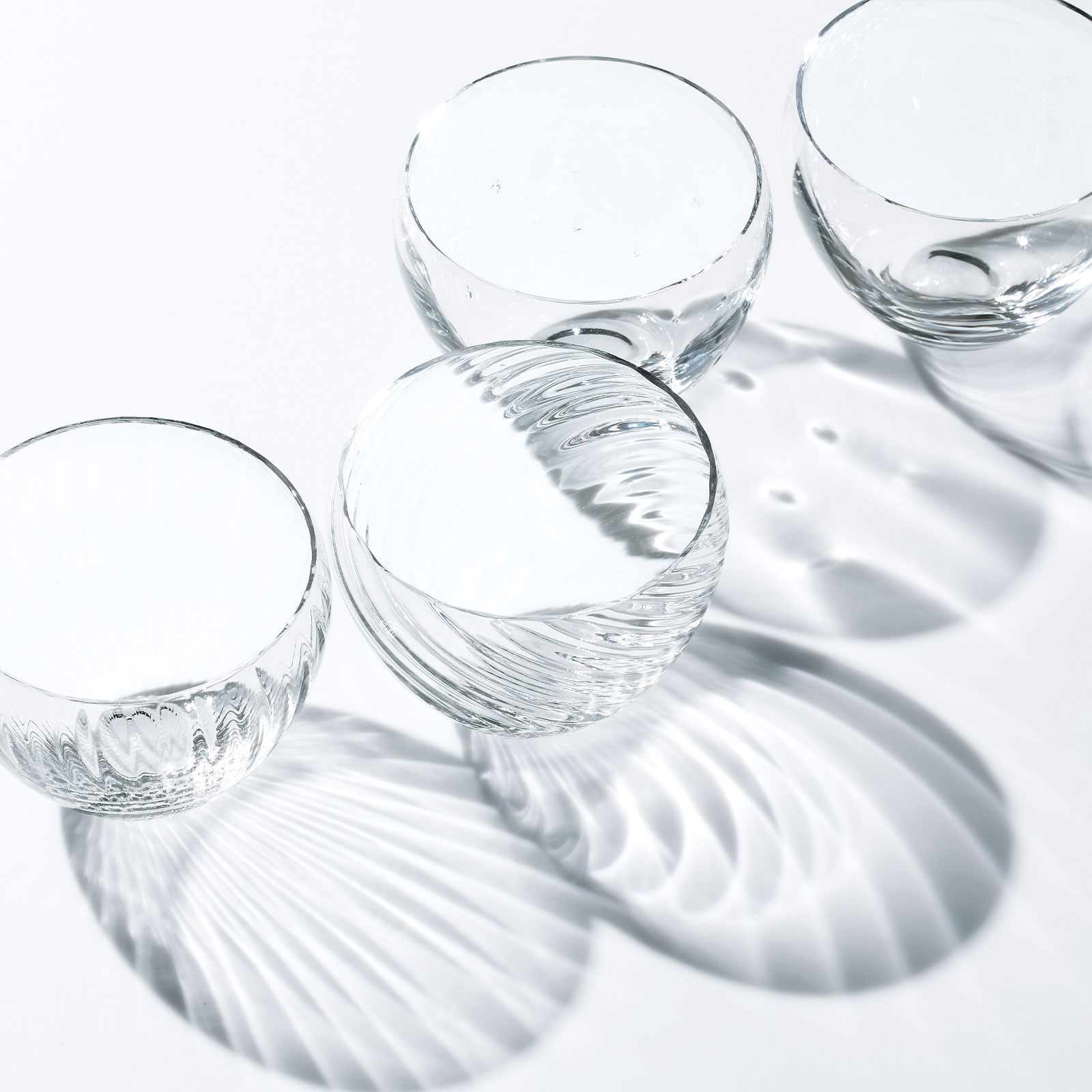 アルコ:グラス・ボウル (M) ペア 桐箱入り GIFT