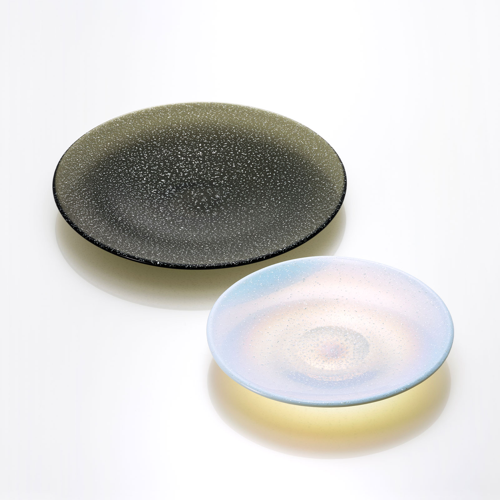 琥輪：丸形プレート (21cm) 雲母入り | プレート | Sghr