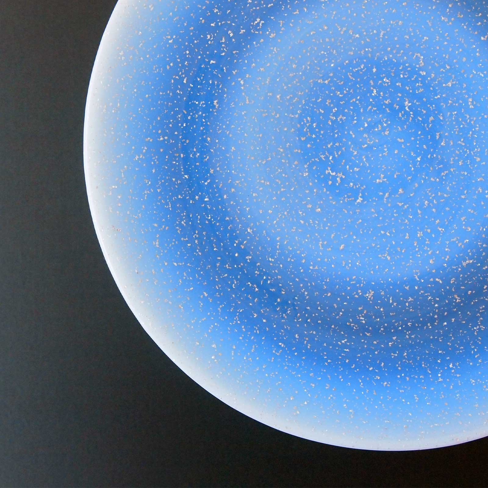 琥輪：丸形プレート (21cm) 雲母入り