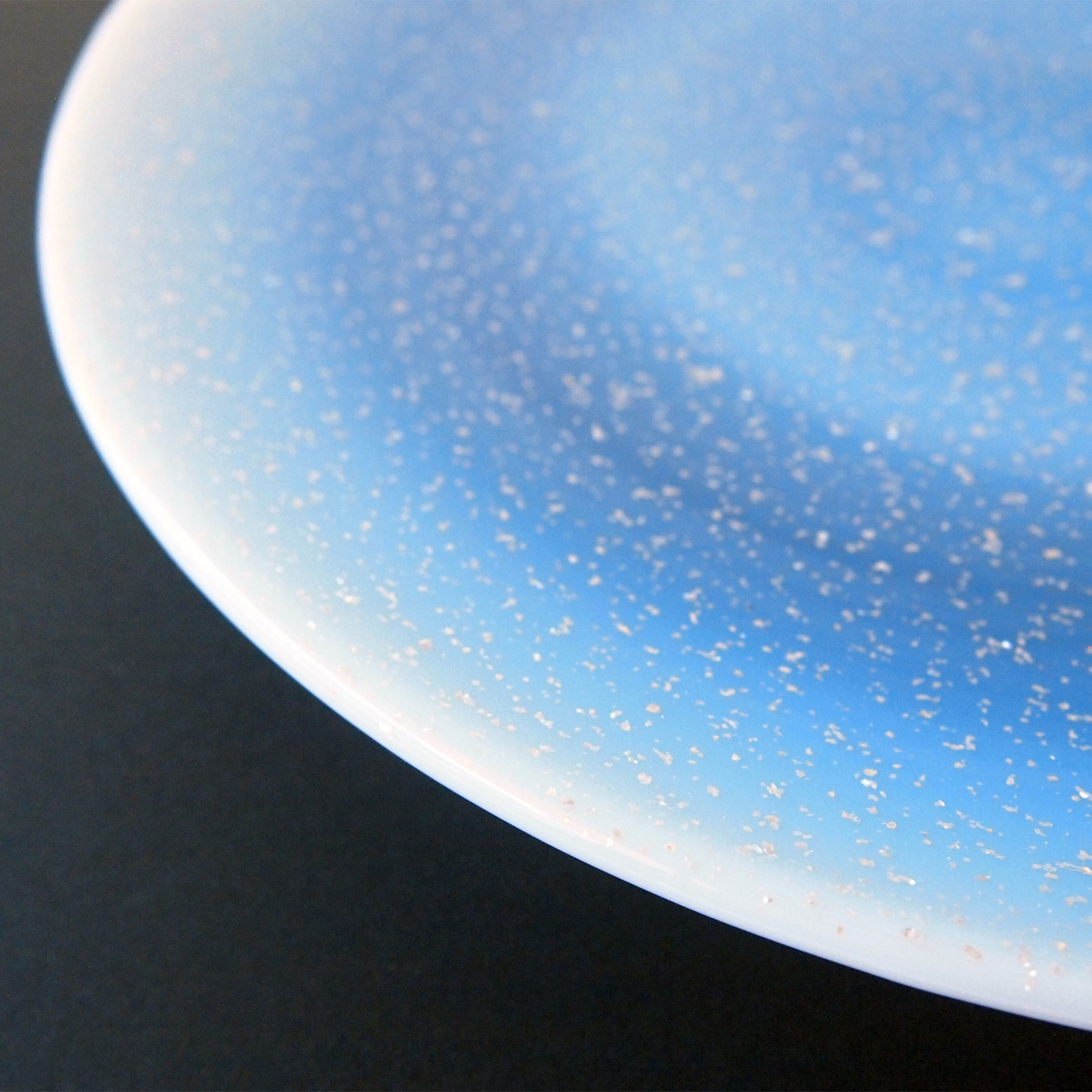 琥輪：丸形プレート (28cm) 雲母入り