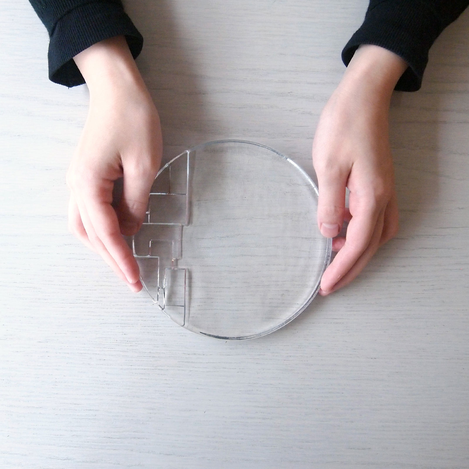 ことゆと：丸形プレート (15cm) 2枚セット GIFT