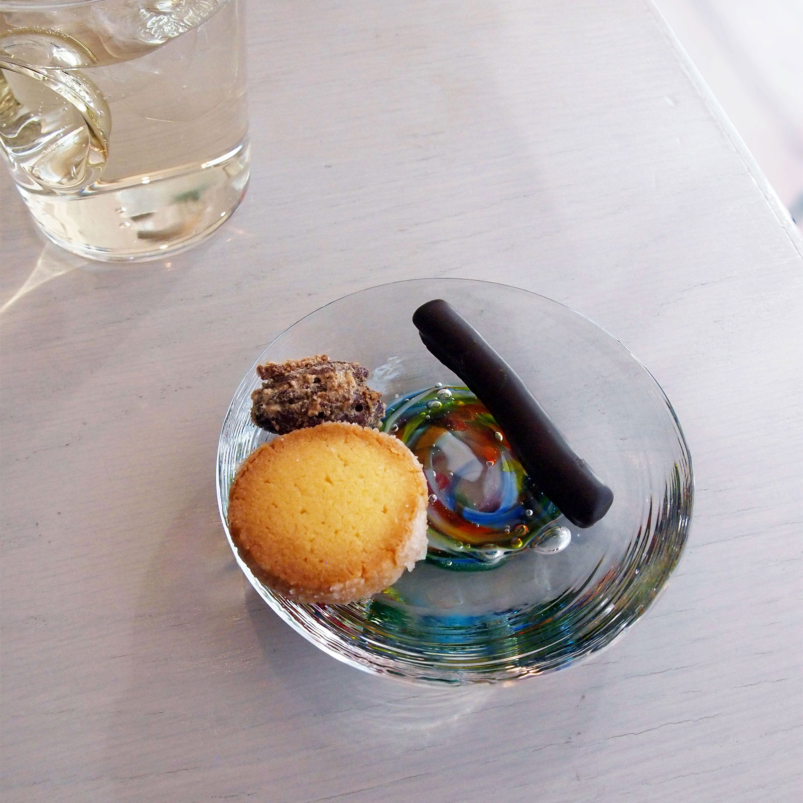 セイウン：丸形プレート (14cm)  泡