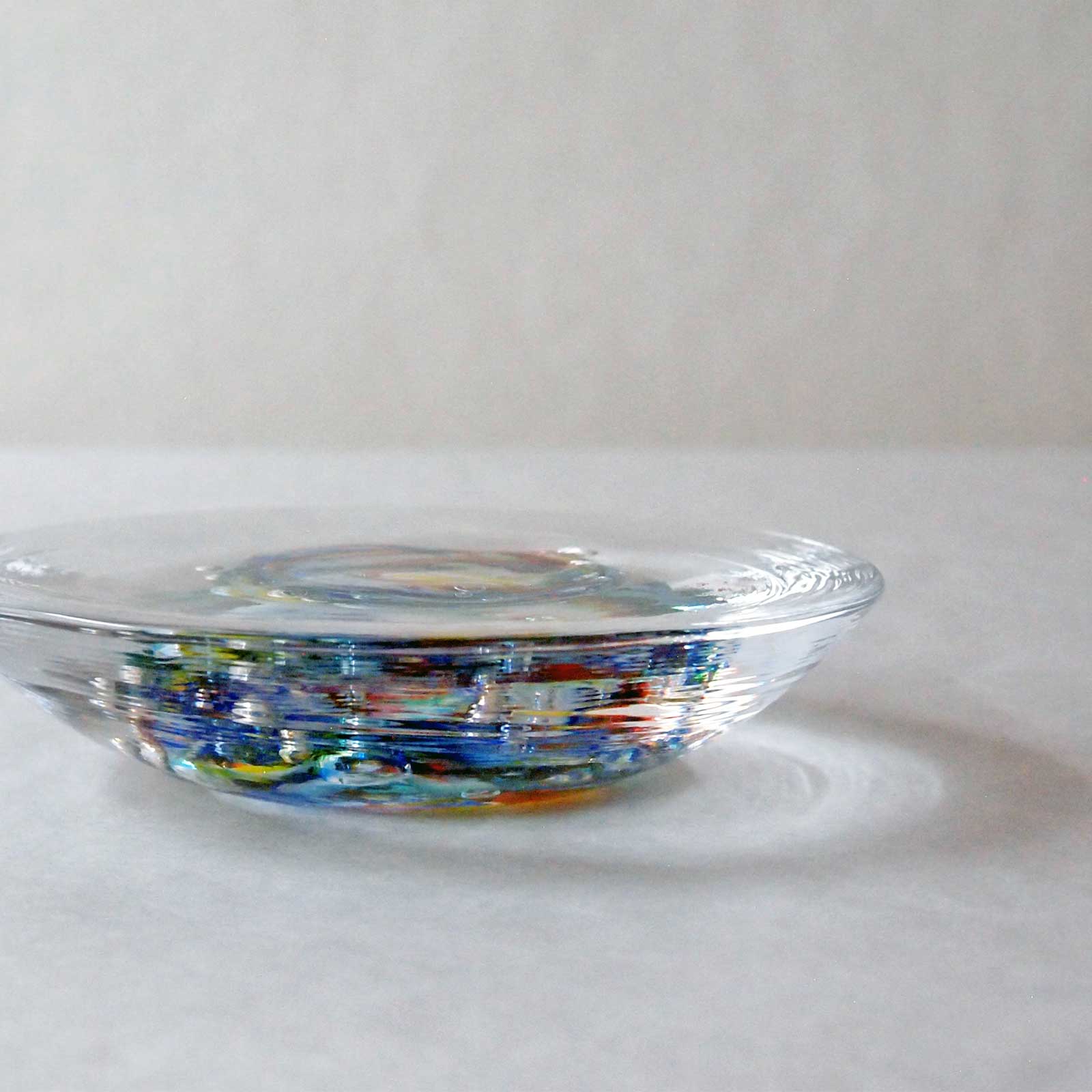 セイウン：丸形プレート (14cm)  泡