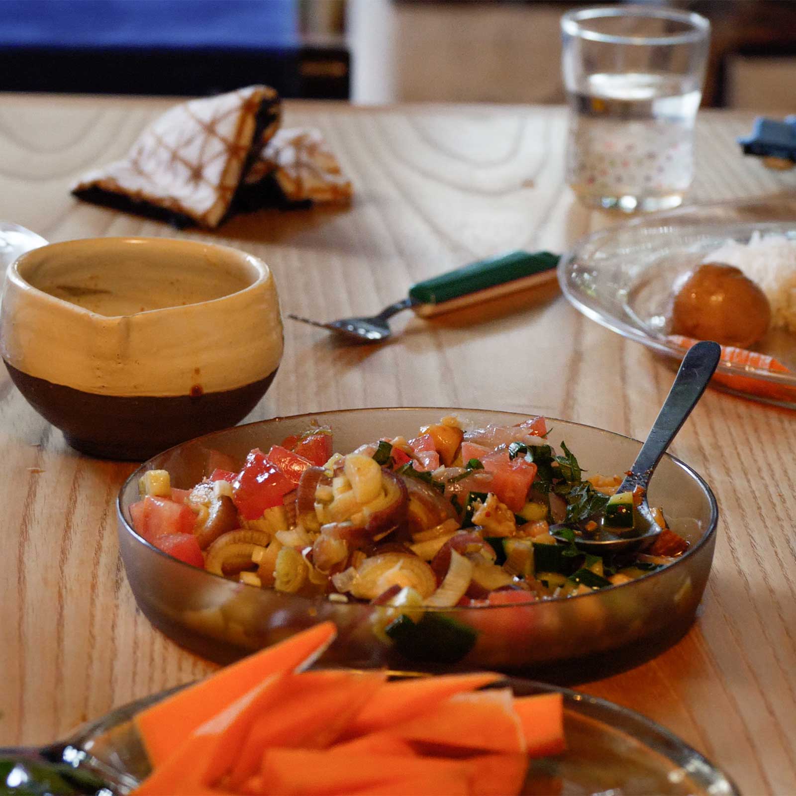 そさら：丸形プレート (17cm)