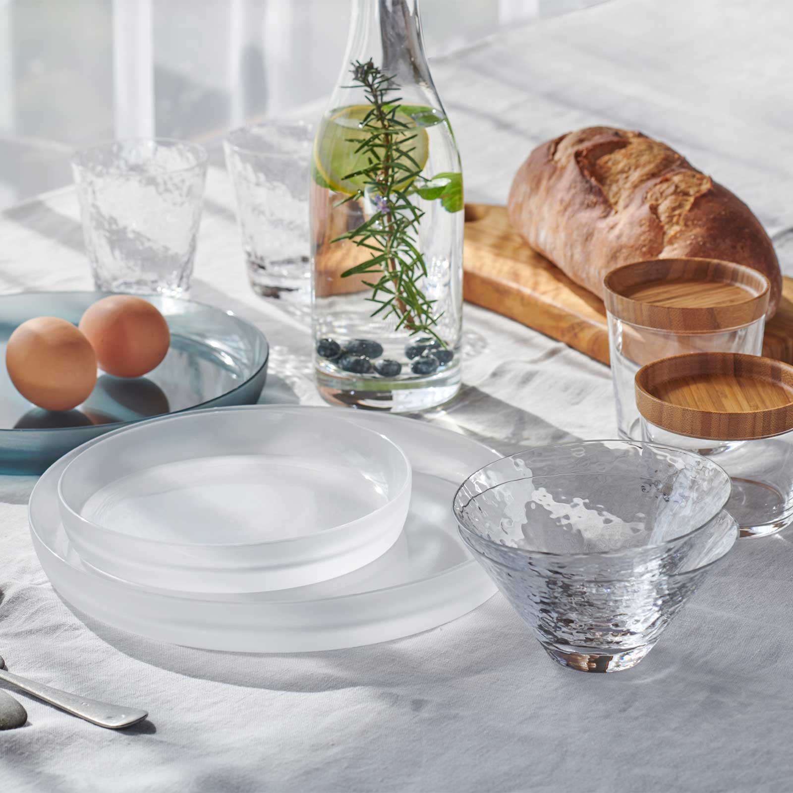 そさら：丸形プレート (17cm)