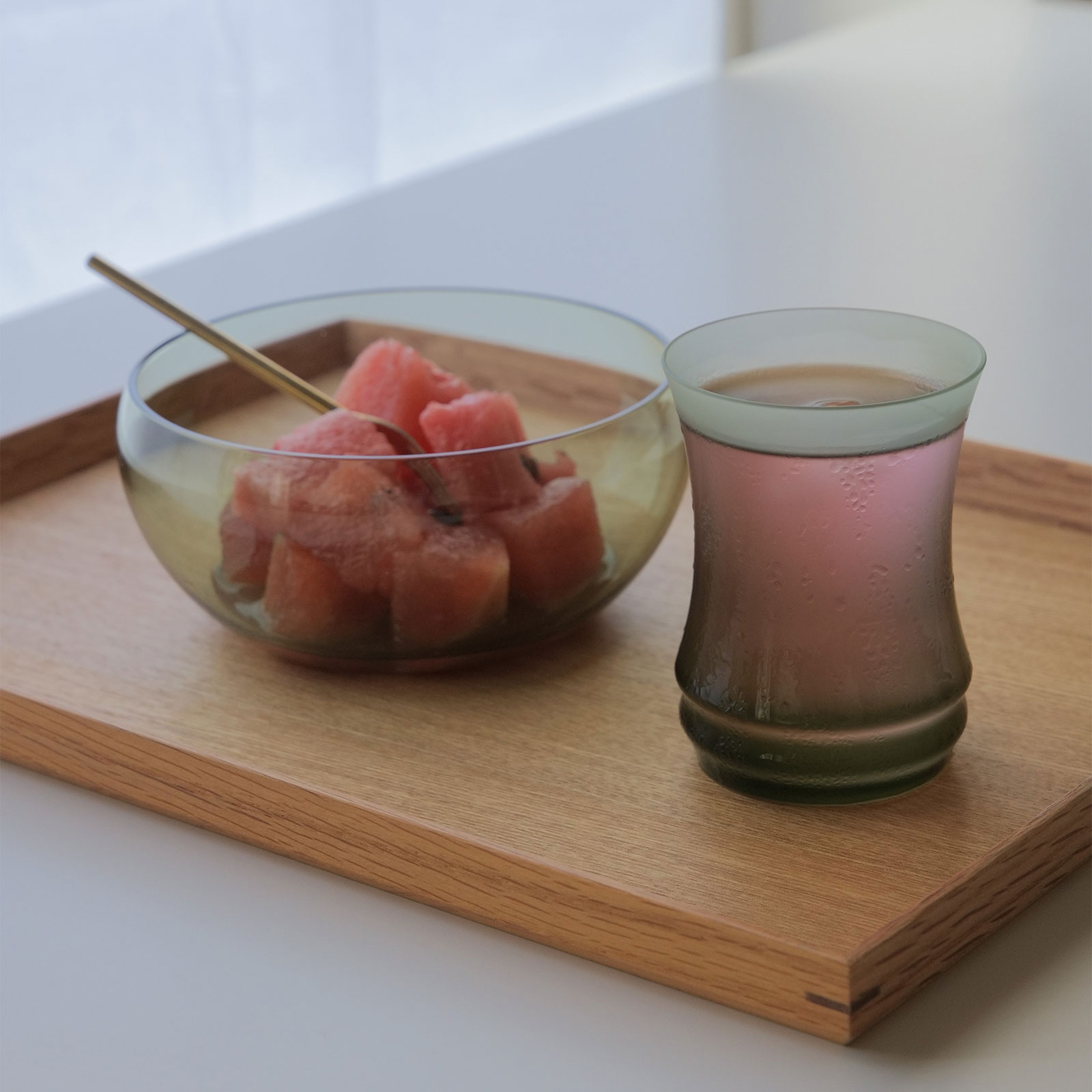 竹グラス：さらし竹