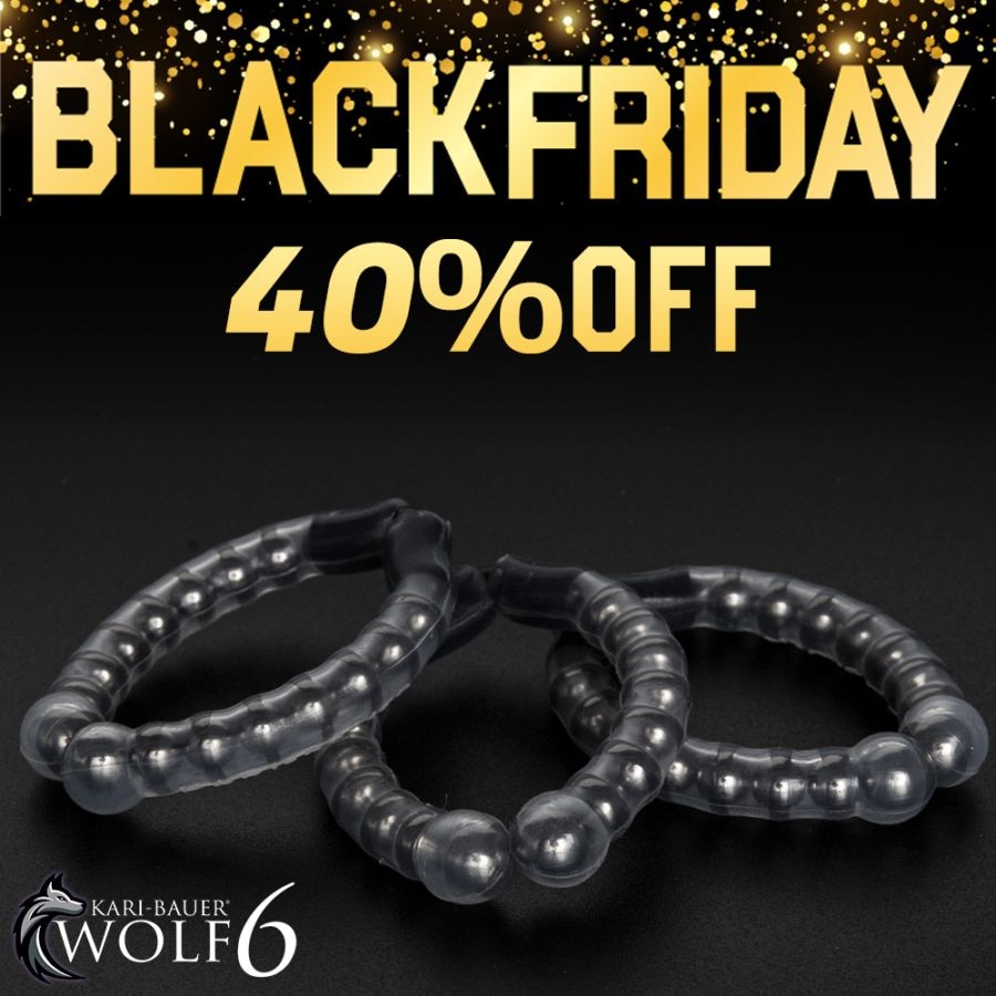 【ブラックフライデー限定】カリバウアー　WOLF6　3本セット　ハイグリップ　単品（ストラップ付き）