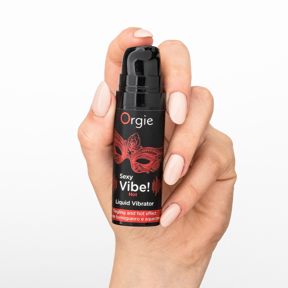 Orgie SEXY VIBE! HOT 【振動感レベル：8 】（オルギー ホット）　ローション　潤滑ゼリー　媚薬　妊活