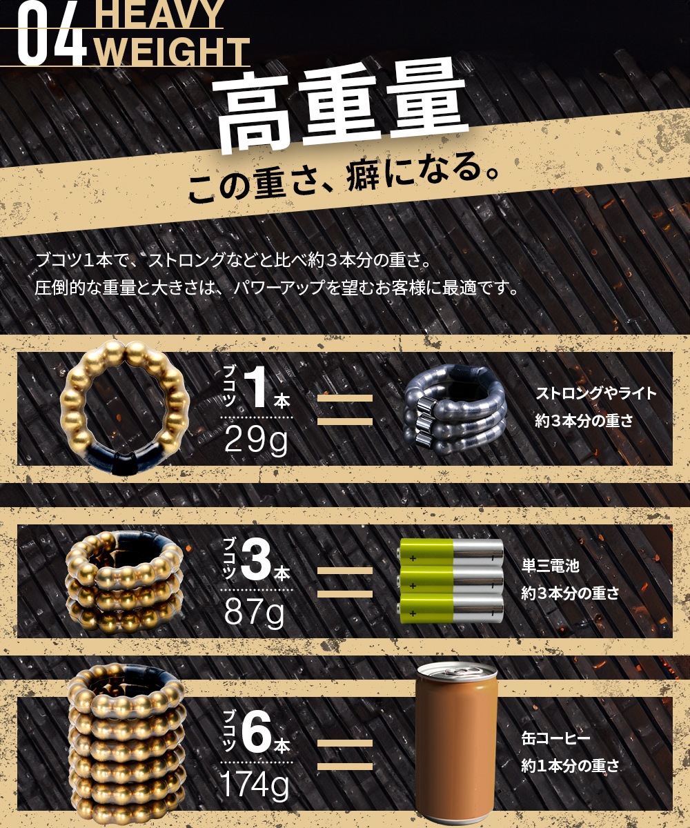 カリバウアー　BUKOTSU　3本セット　+　AMG8　単品（ストラップ付き）