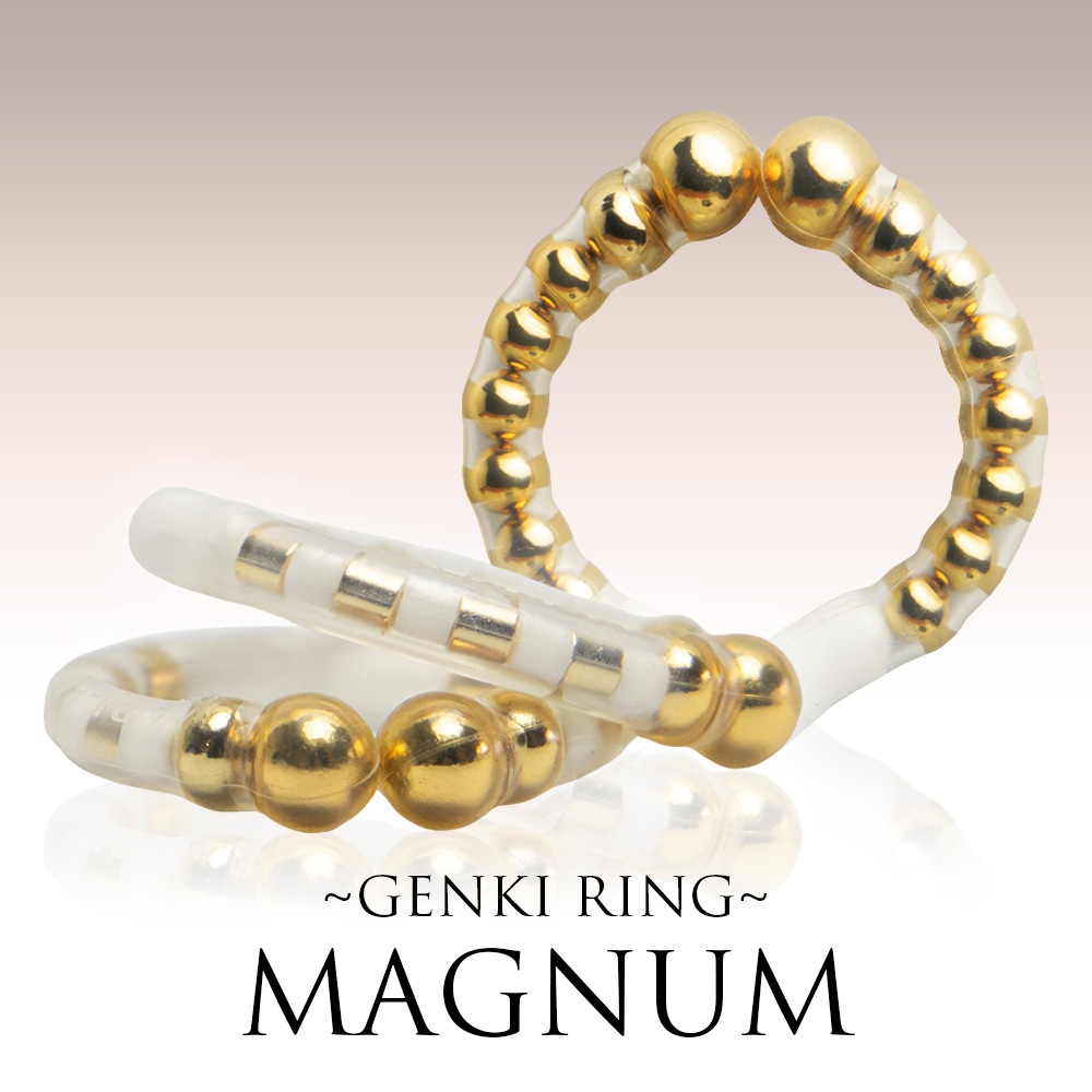 ゲンキリングマグナム（ストラップ付き）24金メッキ採用
