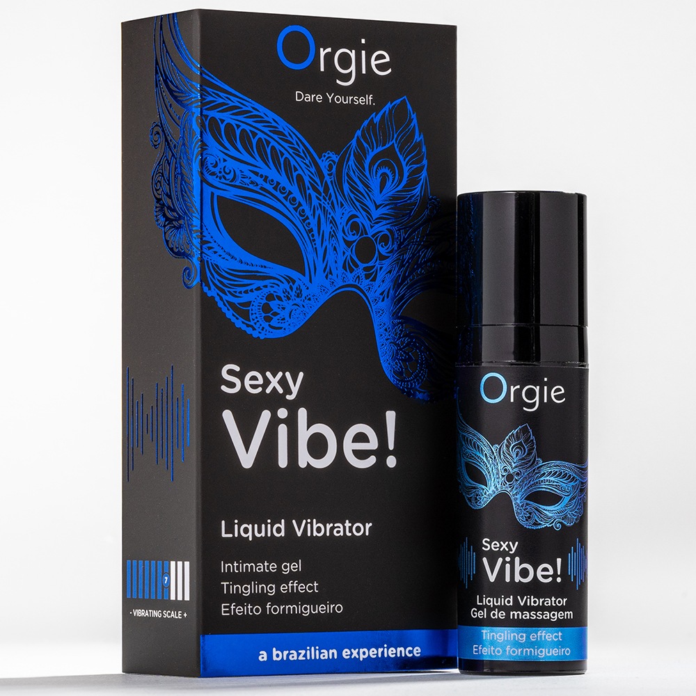 Orgie SEXY VIBE! LIQUID VIBRATOR 【振動感レベル：7 】（オルギー リキッドバイブレーター）　ローション　潤滑ゼリー　媚薬　妊活