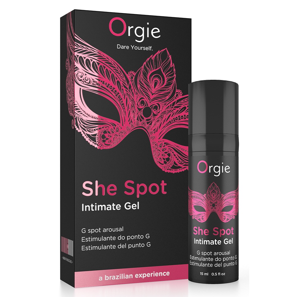 Orgie SHE SPOT INTIMATE GEL 【振動感レベル：6】　G-スポット用　（オルギー インティメイトゲル）　ローション　潤滑ゼリー　媚薬　妊活