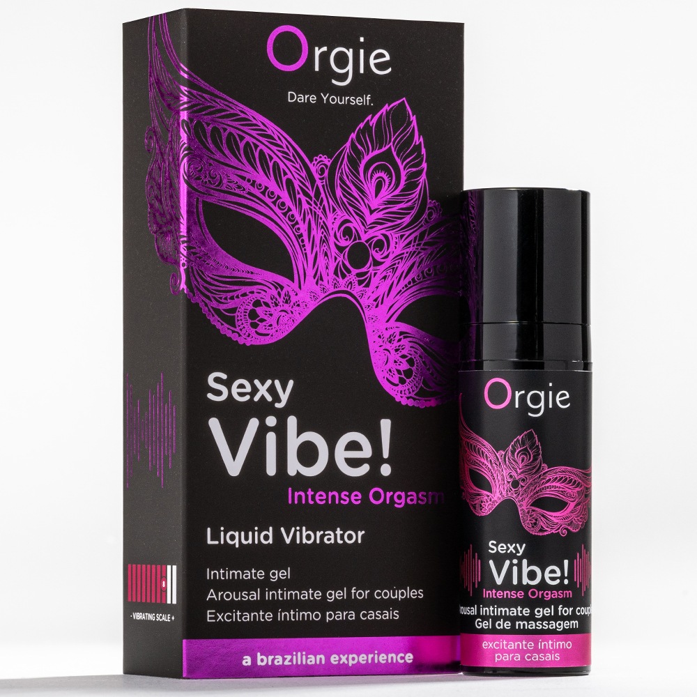 Orgie SEXY VIBE! INTENSE ORGASM 【振動感レベル：8 】（オルギー インテンスオーガズム）　ローション　潤滑ゼリー　媚薬　妊活