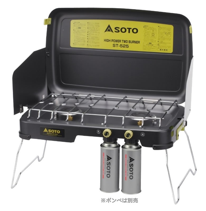 未使用ソト (SOTO)日本製 ツーバーナー コンロ CB缶 ST-527 【公式通販】