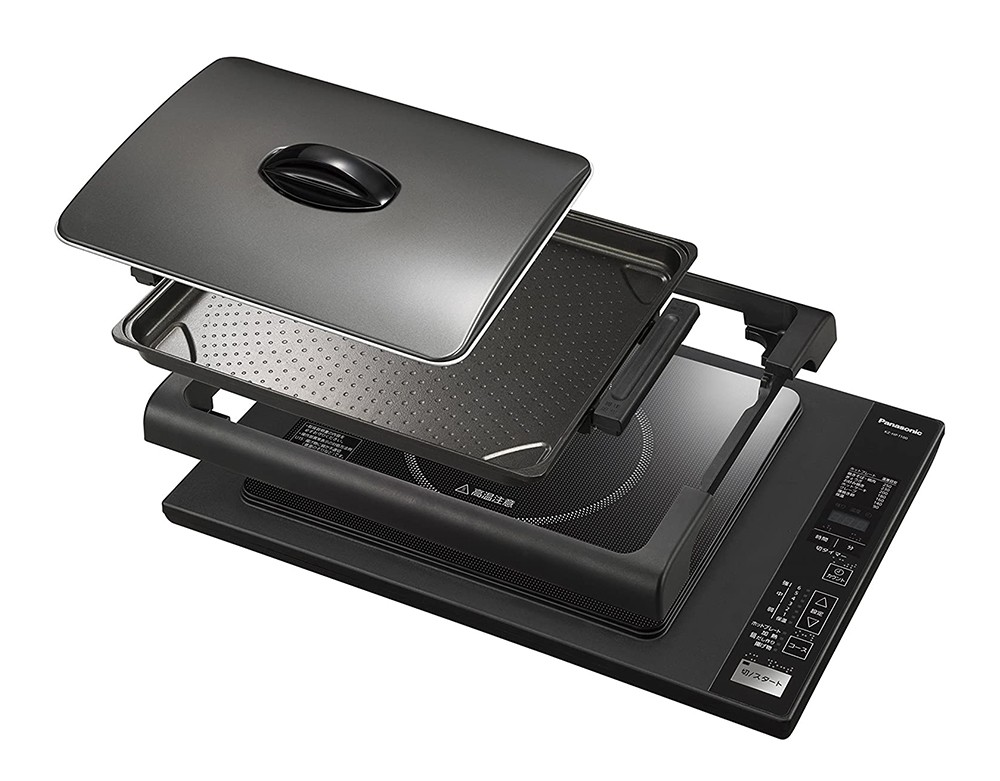 プライスダウン！！パナソニック！ＩＨホットプレート KZ-HP1000 パナソニック IHホットプレート 専用プレート付き KZ-HP1100-K