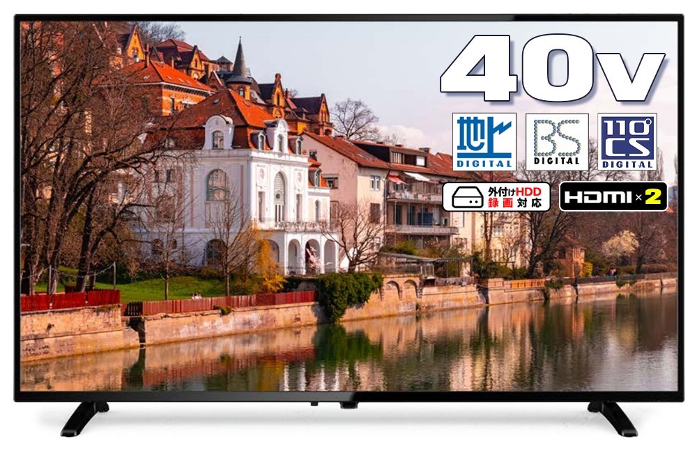 TAKU　40型 液晶テレビ ユニテク LCH4006V本体 2017年 極美品】40型 液晶テレビ ユニテク LCH4006V 2017年製 極美品】40型