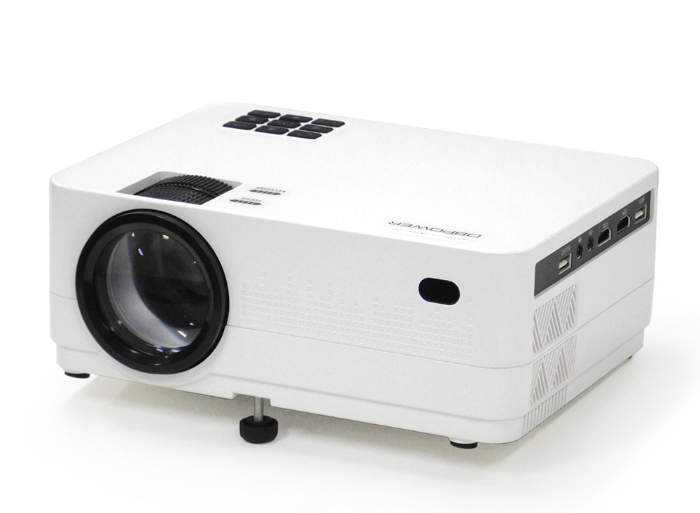 中古/再生品】ミニLCDビデオ プロジェクター 200インチ大画面 明るさ