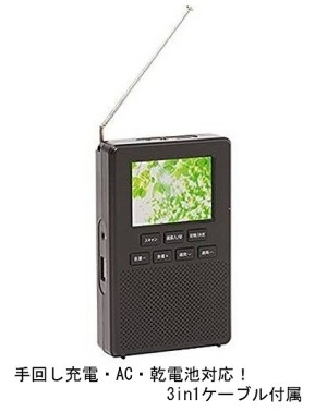 �ڿ��ʡۡ�����̵���� TOHOTAIYO ��󤷽��ŵ�ǽ��� 2.4�������󥻥�TV�դ��饸�� TH-24TVRD