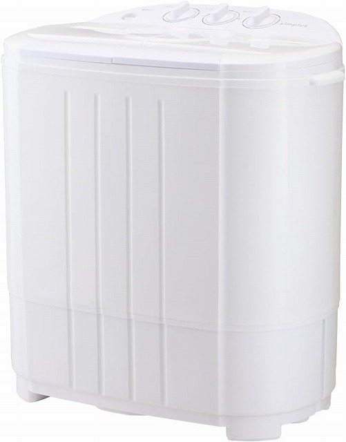 新品アウトレット］ 脱水付き 二槽式洗濯機 SP-NWM01-WH ホワイト 小型