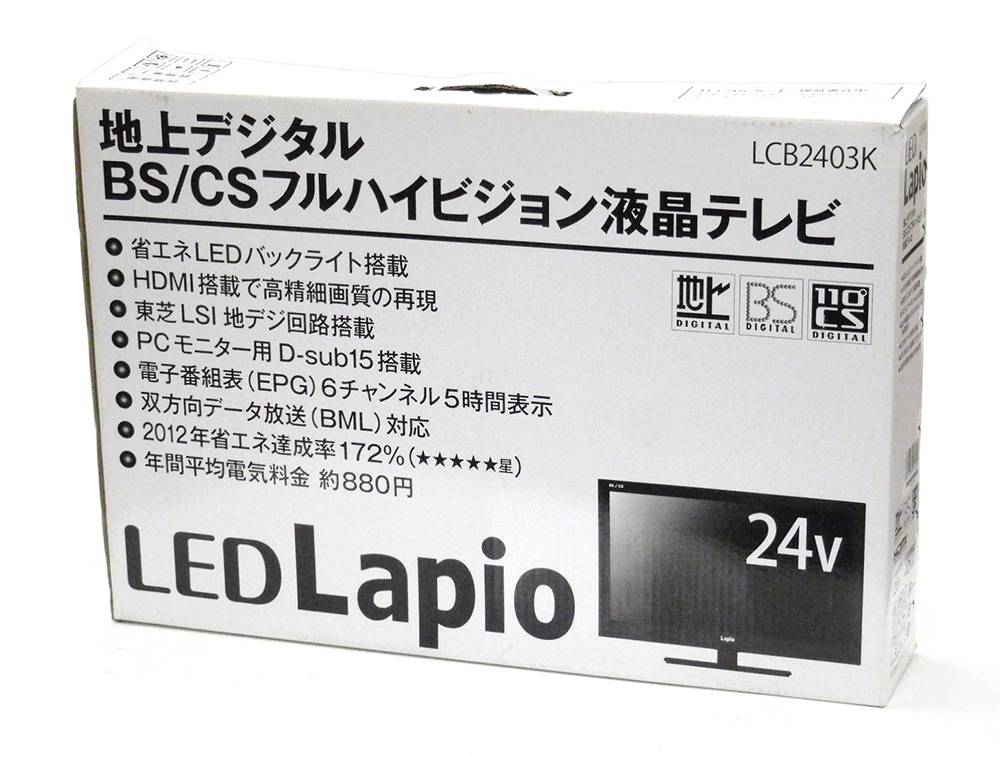 �����/�����ʡۡڥ����ȥ�åȡۡ�����̵������UNITECH ��˥ƥ� LED Lapio 24v�� �Ͼ�/BS/110��CS�ǥ����� �ե�ϥ��ӥ����վ��ƥ�� LCB2403K 2011ǯ�����̳�ƻ���彣�����졦����Υ�� �����Բġ�
