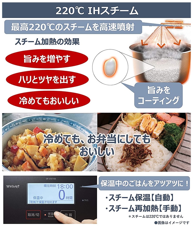 �ѥʥ��˥å� ��������IH���㡼���Ӵ� ����Ϥ��ɤ�椭 SR-STS180-W