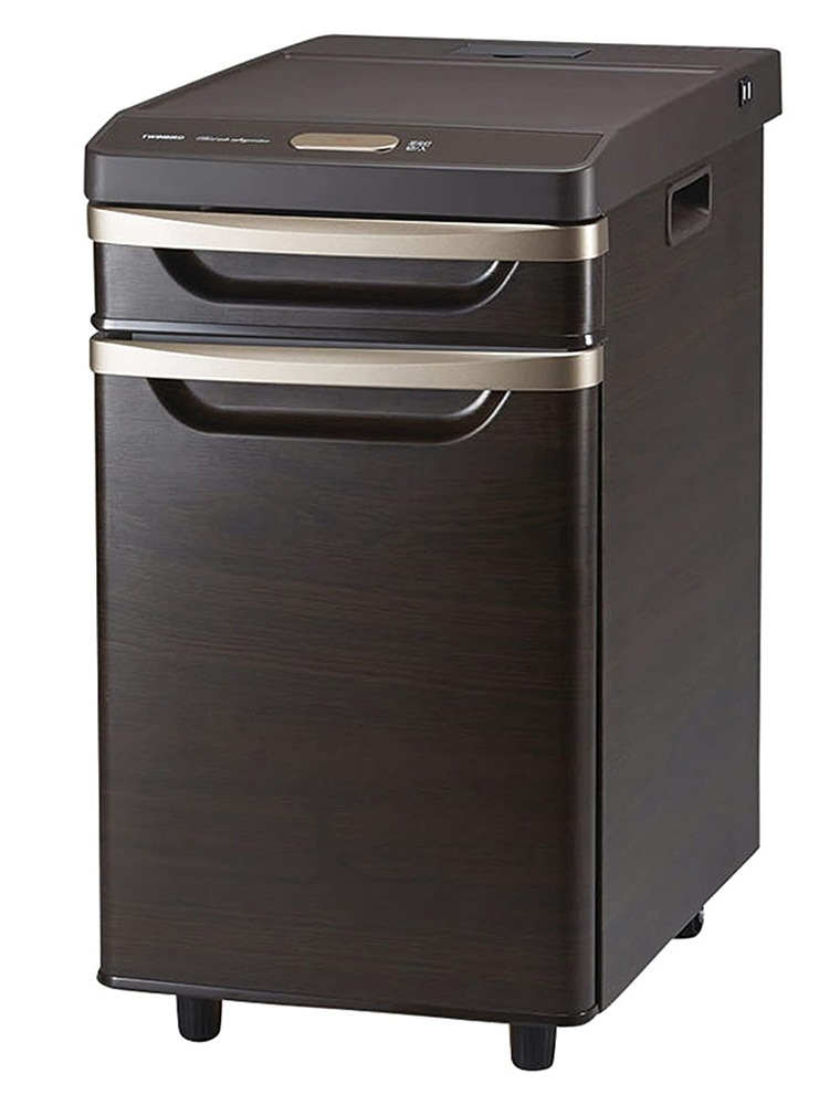 ツインバード ベッドサイド冷蔵庫 寝室用冷蔵庫 約17L HR-D282BR-ディスカウントショップ と~るりーす