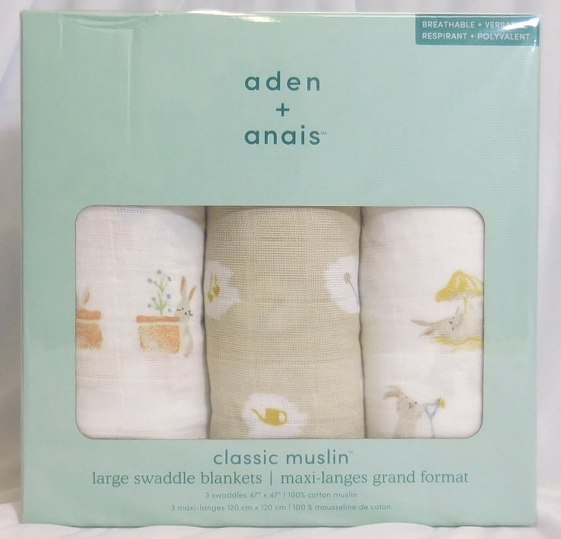 ��̤�����ʡ� aden + anais �����ǥ󥢥�ɥ��ͥ� ������� 3�� ���å� ������ ��㤭�к� ������ �֤���� �л��ˤ� �٥ӡ� ���ե� aden + anais year of the rabbit ASWC30008 120 x 120cm �⥹��� ���åȥ� ����ɥ�
