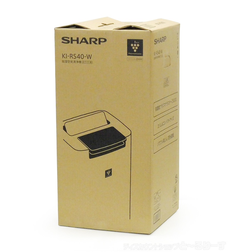 SHARP プラズマクラスター25000 KI-RS40-W ホワイト SHARP プラズマ