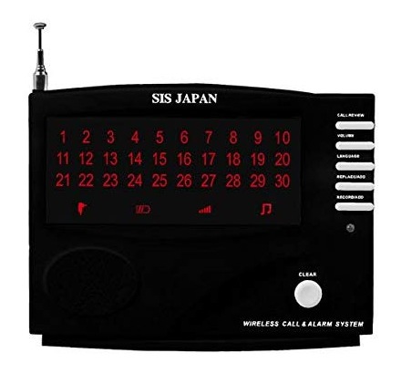 SIS ワイヤレスチャイム 呼び出しベル 受信機 30チャンネル WRC-30