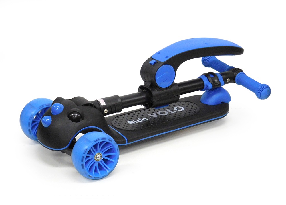 Ride VOLO ���å����������� ���å��ܡ��� �֥�å�/�֥롼 �Ҷ��� �������դ� �ޤꤿ���߲�ǽ K02 PLUS 3�إ����� ����LED������ ���إ֥졼���դ� 2��8�к��ޤǡ���š�