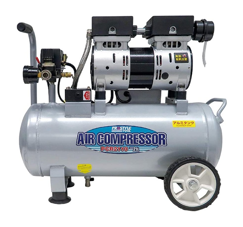 新品 送料無料 代引き不可 Flobal フローバル Prostyle Tool 静音オイルレスエアーコンプレッサー アルミタンク仕様 エアー タンク容量21l Pcr2110 新品 その他家電 ディスカウントショップ と るりーす