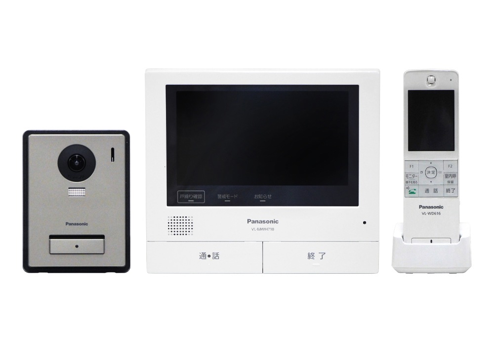 Panasonic VL-SWE710KF ワイヤレスモニター付きテレビドアホン 【公式