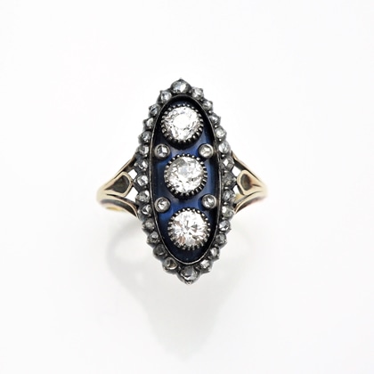 リング ブリストルグラス ダイヤモンド リング