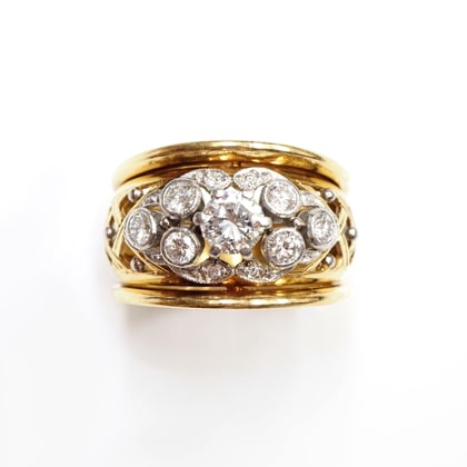 リング ダイヤモンド ヴィンテージ リング