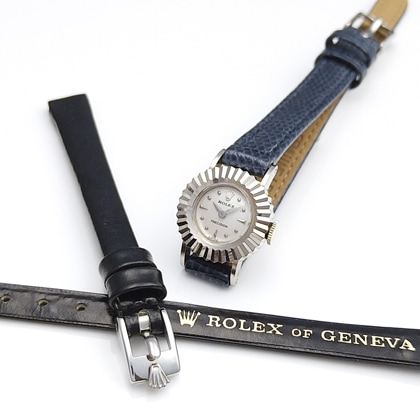 ロレックス フルーテッドベゼル WGラウンドケース