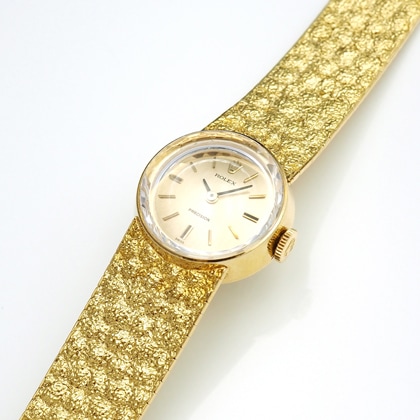 ロレックス YGラウンドケース テクスチャブレスレット