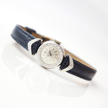 ロレックス デザインラグ カットガラス ラウンドWGケース