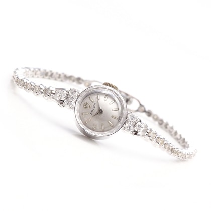 ロレックス ダイヤモンドブレスレット ラウンドWGケース