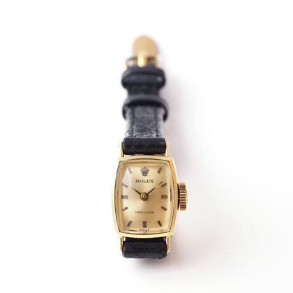 ロレックス PRECISION トノーYGケース