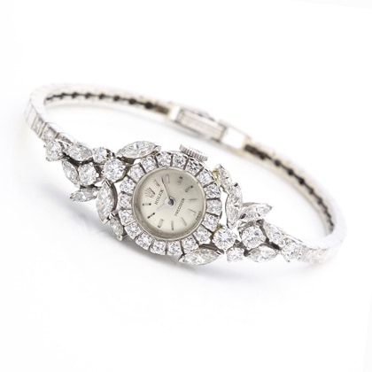 ロレックス ダイヤモンドデザイン ラウンドWGケース